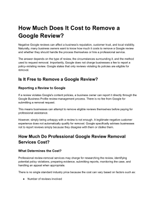 Protect Your Online Reputation Without Overspending