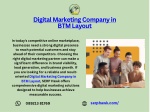 Digital Marketing Company in BTM Layout - slide 1