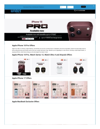 Apple Fest  iPhones, Apple Watches, AirPods Offers – Unilet Stores