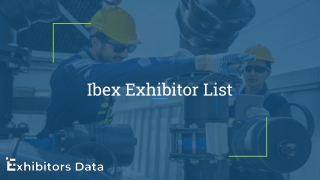 Ibex Exhibitor List 2026.pptx