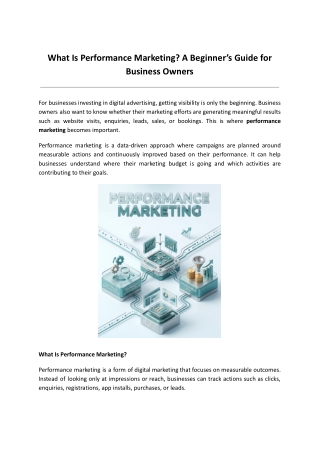 What Is Performance Marketing_ A Beginner’s Guide for Business Owners
