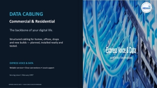 Data cabling installation Gold Coast