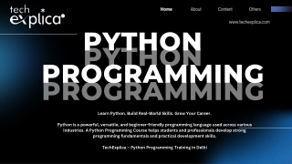 Python Programming Course in Delhi