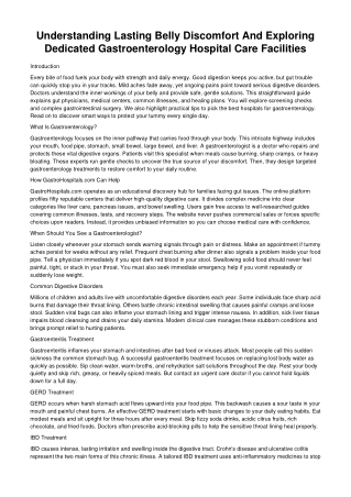 Understanding_Lasting_Belly_Discomfort_And_Gastroenterology_Hospital_Care