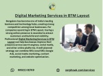 Digital Marketing Services in BTM Layout - slide 1