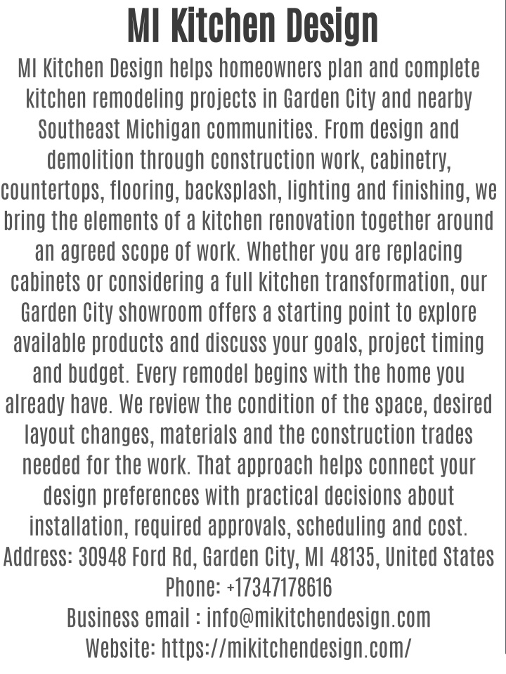 PPT - MI Kitchen Design PowerPoint Presentation, free download - ID ...